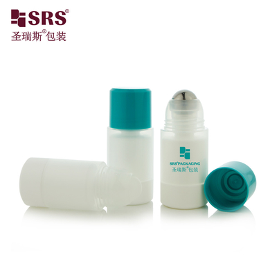 RPPE 50ml 75ml Botol Bahan Daur Ulang PP PCR Plastik Gel Deodoran Roll On yang Dapat Diganti