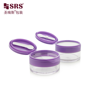 PETG003 100g 120g 150g 200g 250g Kontainer Jar Tembok Jelas Untuk Topeng Rambut Flip Cap Dengan sendok