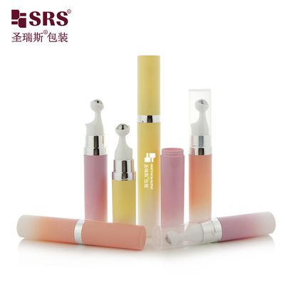 A0035 7.5ml 10ml 15ml Empty Snap On Design Airless Roll On Bottle Untuk Perawatan Kulit Serum Gel