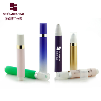 AY 10ML 15ML PP PCR Bahan Daur Ulang Double-Wall Airless Roll On Eye Cream Bottle Applicator Personalisasi