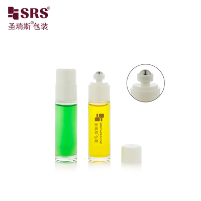 BLPB 15ml Bening Grosir Kustomisasi Cetakan Botol Roll On Kaca Dengan Sakelar Roller Bola Baja Botol Untuk Parfum