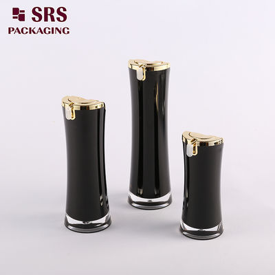 Produsen kosmetik Cina bentuk khusus botol perawatan kulit hitam