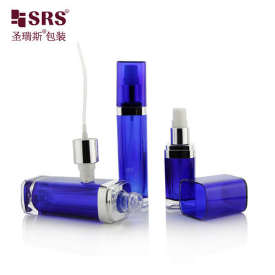 SRS China Manufacture Acrylic Cosmetic 15ml 30ml 60ml 120ml Botol Lotion Plastik dengan tutup