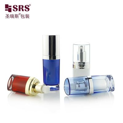 L080 Shengruisi Warna Kustom Segitiga 15ml 30ml 50ml Kemasan Perawatan Kulit Losion Akrilik Plastik