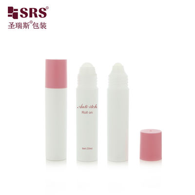 RPPI 20ml Flat Bottom PP PCR Plastic Roller Ball Big Small Ball Choice Empty No Leakage Packaging