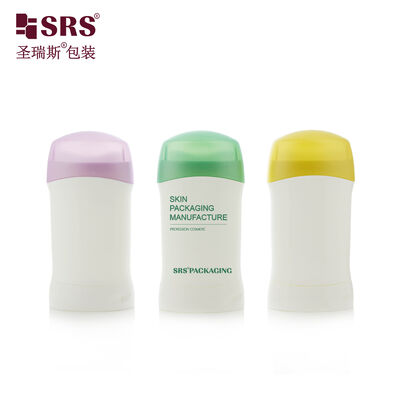 D045 SRS 45ml 75ml PP PCR Deodoran Ekonomi Tongkat Container Untuk Tongkat tabir surya