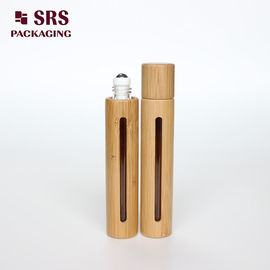 Botol rol minyak esensial 10ml mewah botol cair bambu kosong
