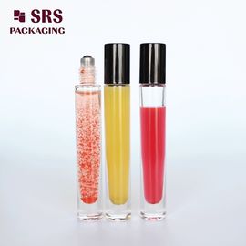 Botol bola logam rol kaca dinding tebal transparan 10ml botol minyak wangi mewah kosong
