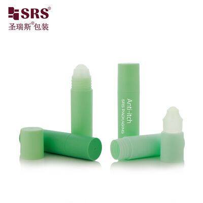 RPPF 18ML Botol Rol PP Bentuk Bulat Silinder Untuk Gel Antiperspiran