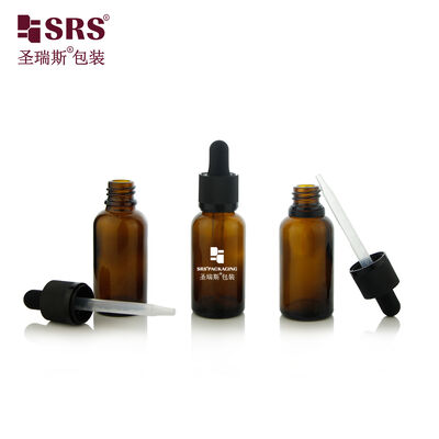 D006 15ml 30ml 50ml Botol Kaca Dengan Tutup Penetes Tahan Anak Untuk Minyak Atsiri