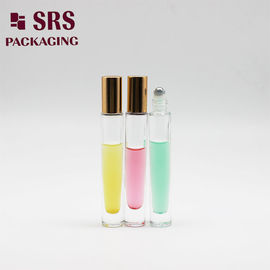 Botol bola logam rol kaca tebal transparan 10 ml untuk minyak wangi