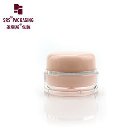 kecantikan merah muda acrylic masker perawatan wajah gel berkualitas tinggi toples plastik