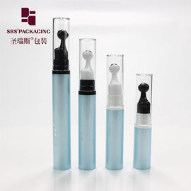 ukuran perjalanan plastik roller bola logam pijat serum pompa tanpa udara botol 10ml