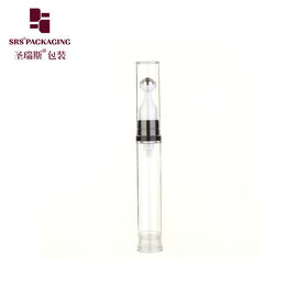 botol airless 5ml berwarna putih transparan plastik tahan lama ukuran mini perjalanan roller krim mata