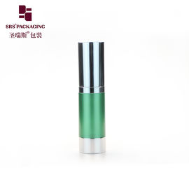 10ml 15ml 20ml 30ml plastik berbentuk bulat AS wadah kosmetik tanpa udara
