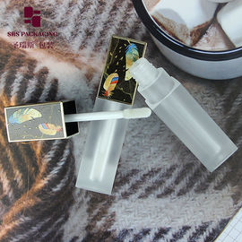 2ml tabung lip gloss kotak berpola kosong kosmetik