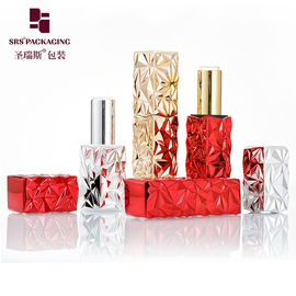 3.5g desain unik berkilau merah emas perak mewah kosong botol lipstik