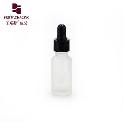 kemasan kosmetik tidak bocor dropper minyak esensial botol kaca hijau kosong
