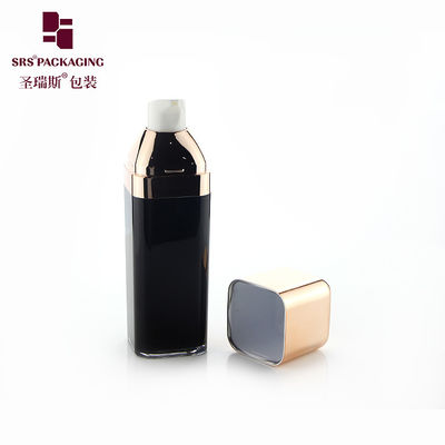 botol lotion acrylic berbentuk persegi kosong dengan dinding ganda