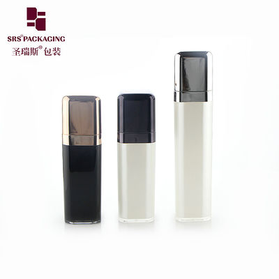 15ml 30ml 50ml plastik lotion kosong perawatan kulit kotak botol pompa tanpa udara