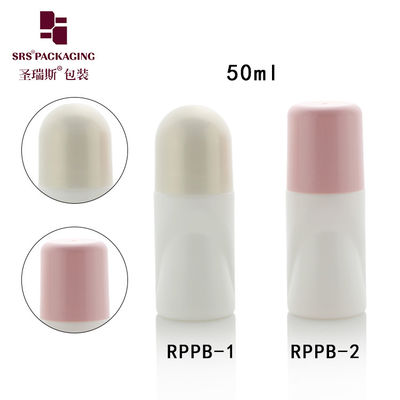 50ml PCR Custom Color Pabrik Produsen Serum Rambut gulungan kosong pada botol deodoran
