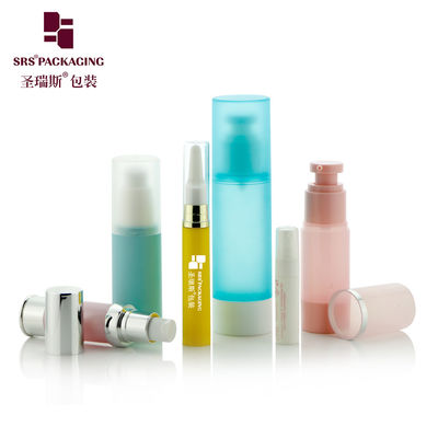 Warna-warni kustomisasi Lotion Kosong AS Series Airless Vacuum Pump Botol