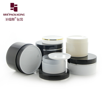 100g 120g 150g Bulat Glossy Single Wall PCR Disesuaikan Warna Eco-Friendly Jar Packaging
