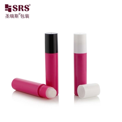 1/3 OZ Stok Putih Warna Plastik PP Anti-Itch Cairan Roller Ball Botol 10ml
