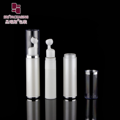 Acrylic Plastik Kosong Serum Mata Elegant Roll On Botol Pijat Roller Tanpa Udara Wadah 10ml