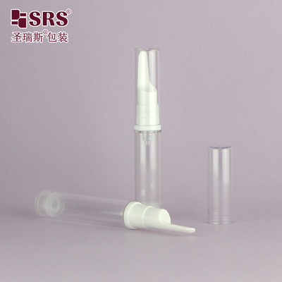 5ml 10ml 12ml 15ml Serum Mata Transparan Kosong Botol Plastik Tanpa Udara