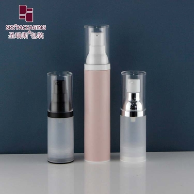 15ml 30ml 50ml kosong PP Plastik Translucent Daur Ulang Foundation Plastik Pompa Botol Tanpa Udara
