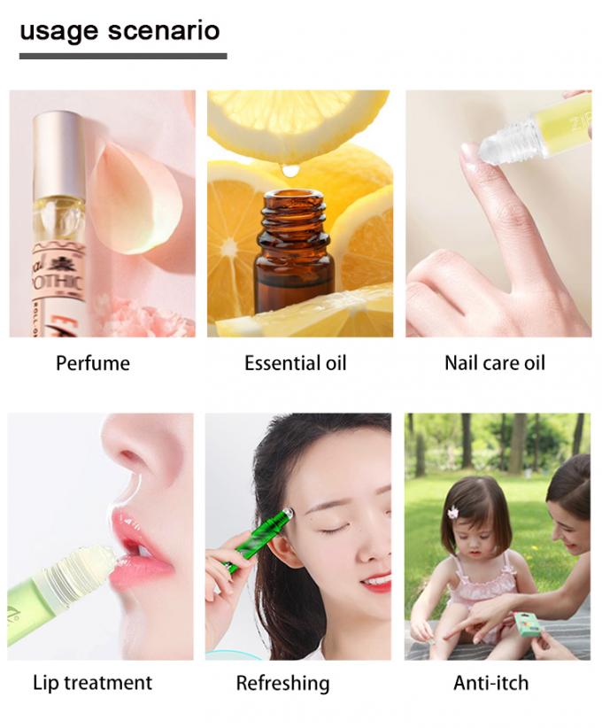 BLP-1ML Glass Roller Applicator Cylindrical Roll-On Bottle untuk penyimpanan yang elegan dan berkelanjutan 6