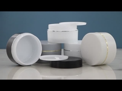 SRSJK Glossy Matte In Mold Plastik PCR Cream Jar PP