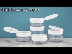 PETG003 Botol Plastik Dengan Tutup Flip Untuk Krim