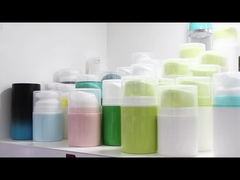 PA60 Series Injeksi Warna Custom Plastik Kosmetik Serum Vacuum Pump PP Airless Botol