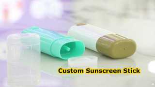 Tonton: D041 40ml Etalase Kontainer Stik Tabir Surya Plastik Mengkilap Warna Kustom Injeksi Bentuk Oval