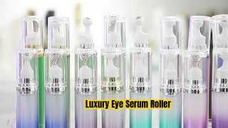 LR002 Aplikator Botol Roll On Pompa Lotion Akrilik Mewah Untuk Serum Mata
