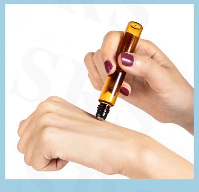 BLP-1ML Glass Roller Applicator Cylindrical Roll-On Bottle untuk penyimpanan yang elegan dan berkelanjutan 3